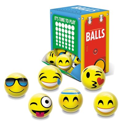 Pelota pequeña 6 cm Emoticonos - UNIDAD (copia)