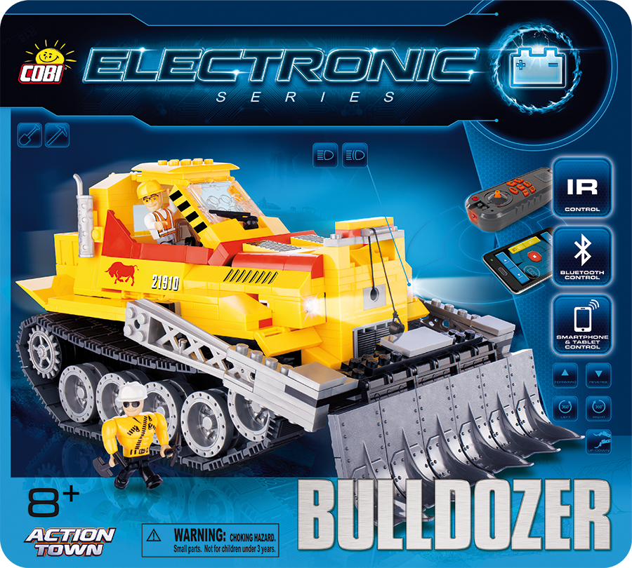 Electronic - Bulldozer con control remoto Bluetooth