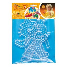 [8266] Bolsa Placa / Pegboard payaso y princesa para Hama Maxi